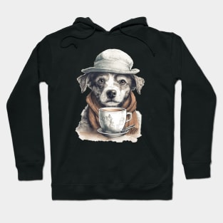 border collie and coffee Hoodie